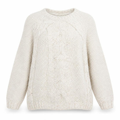 Womens UK Size 14 m&s Beige Pullover Jumper