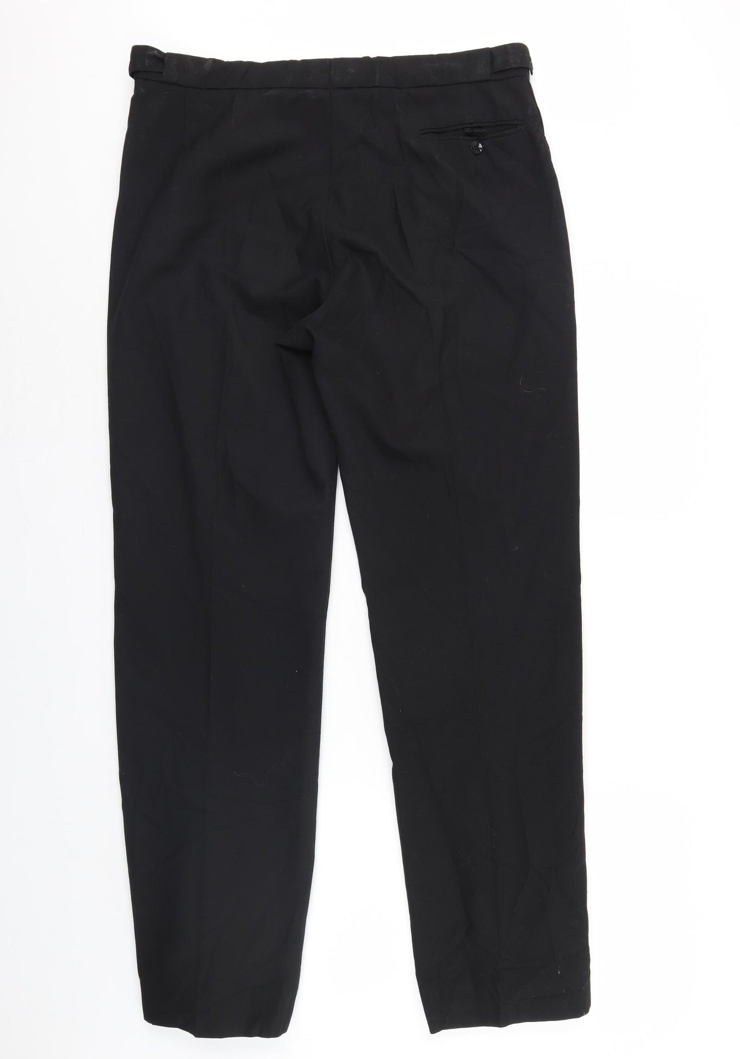 Preworn Mens Black   Dress Pants Trousers Size 36 in L32 in