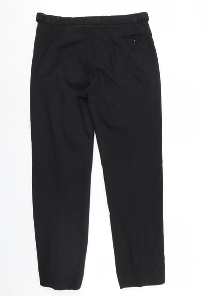 Preworn Mens Black   Dress Pants Trousers Size 36 in L32 in