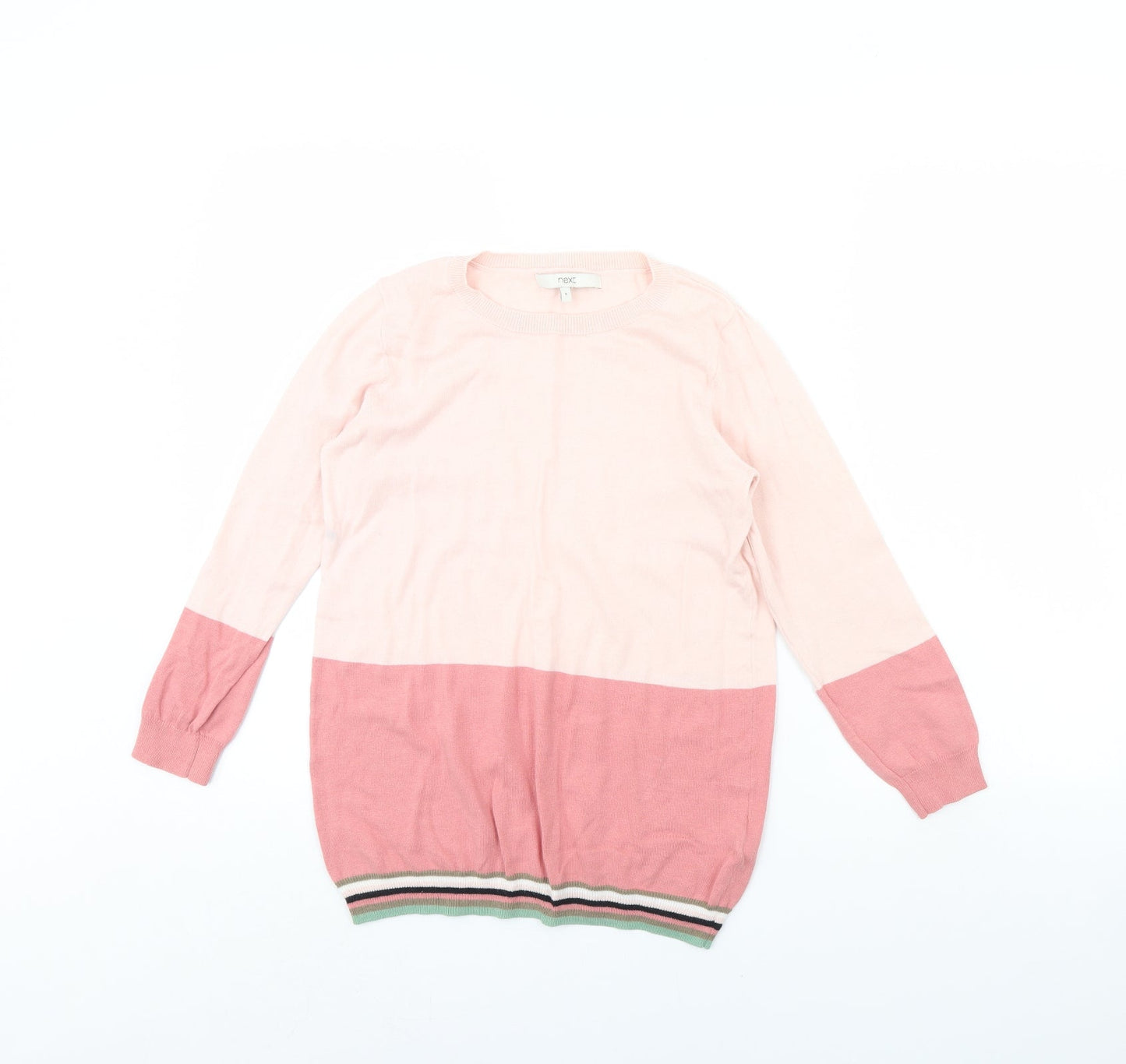 Womens UK Size 8 NEXT Pink Pullover Jumper