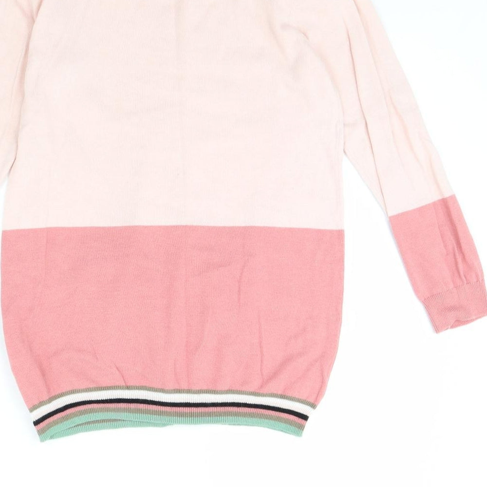 Womens UK Size 8 NEXT Pink Pullover Jumper