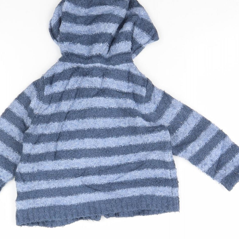 Gap Baby Blue Striped  Jacket  Size 6-9 Months