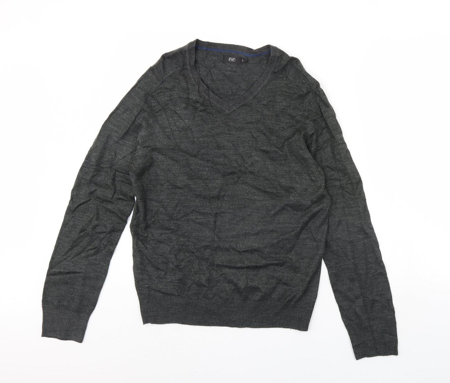 F&F Womens Grey   Pullover Jumper Size S