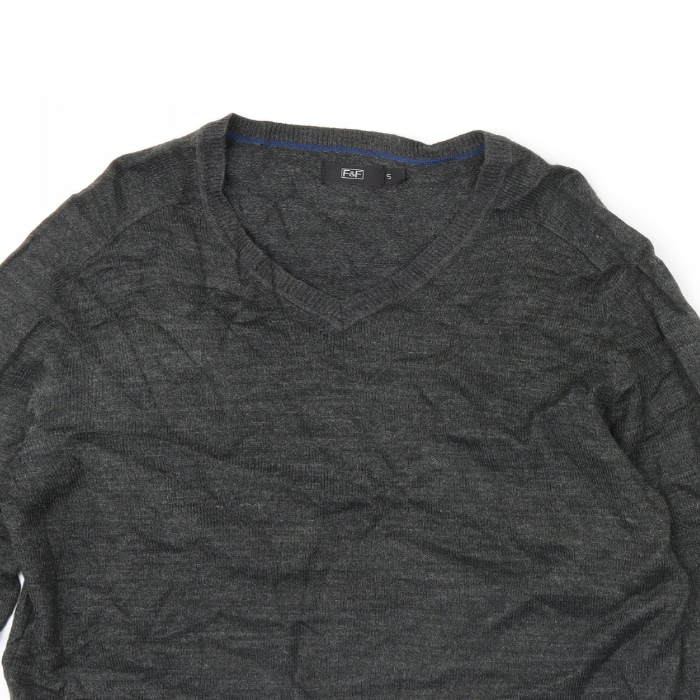 F&F Womens Grey   Pullover Jumper Size S