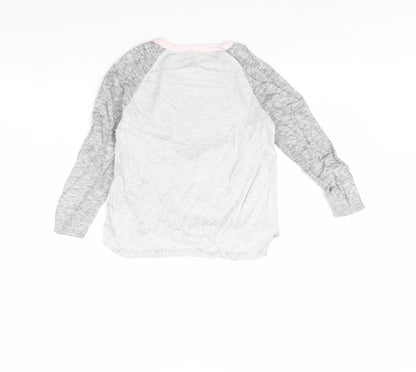 Gap Girls Grey   Pullover Jumper Size S  - Daisy duck