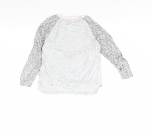 Gap Girls Grey   Pullover Jumper Size S  - Daisy duck