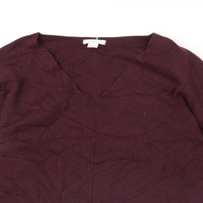 Concious Womens Purple   Pullover Jumper Size M