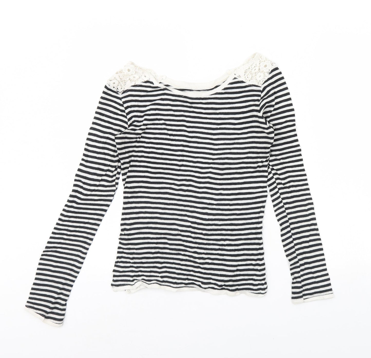 Womens UK Size M Bershka Blue Pullover Jumper