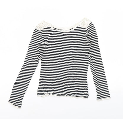 Womens UK Size M Bershka Blue Pullover Jumper