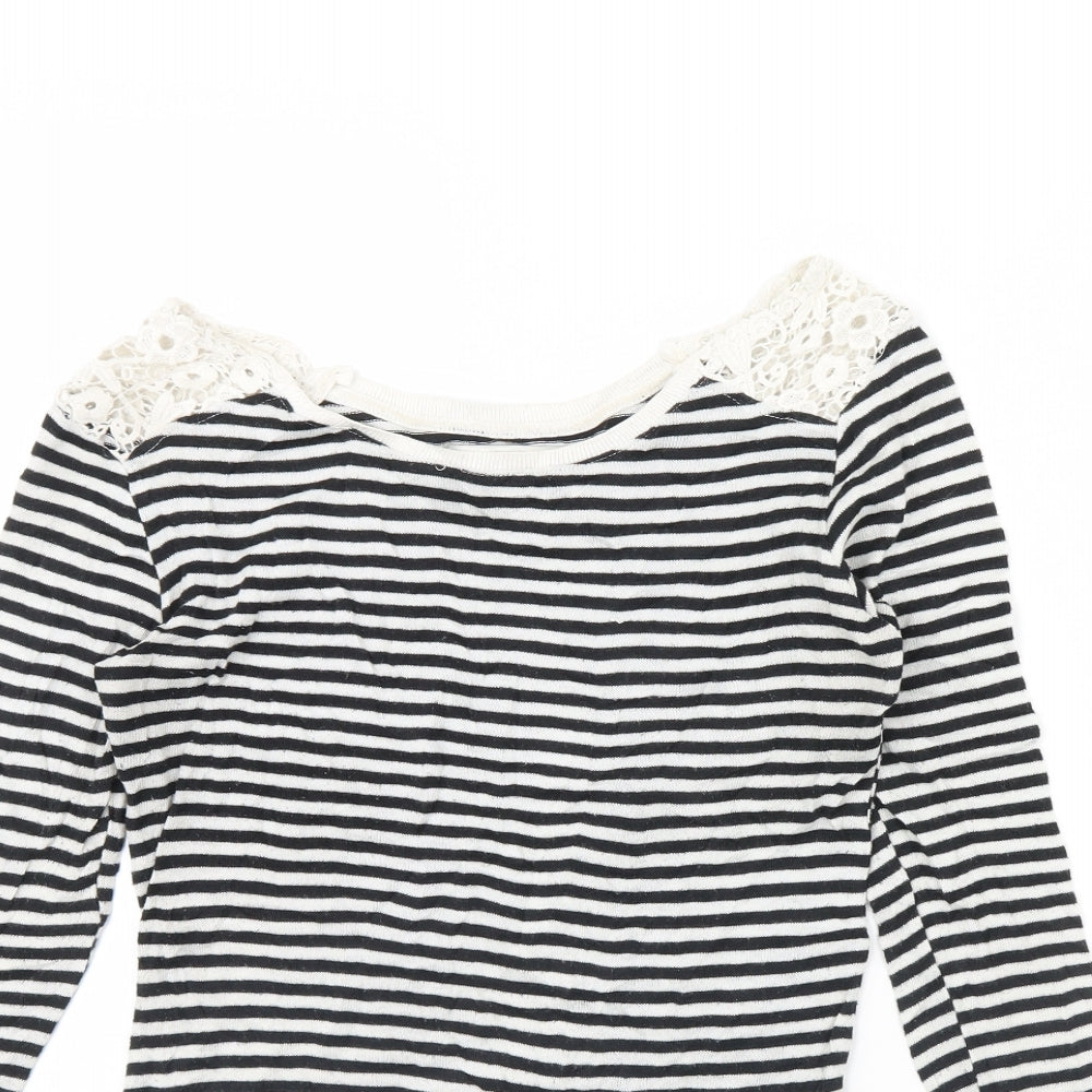 Womens UK Size M Bershka Blue Pullover Jumper