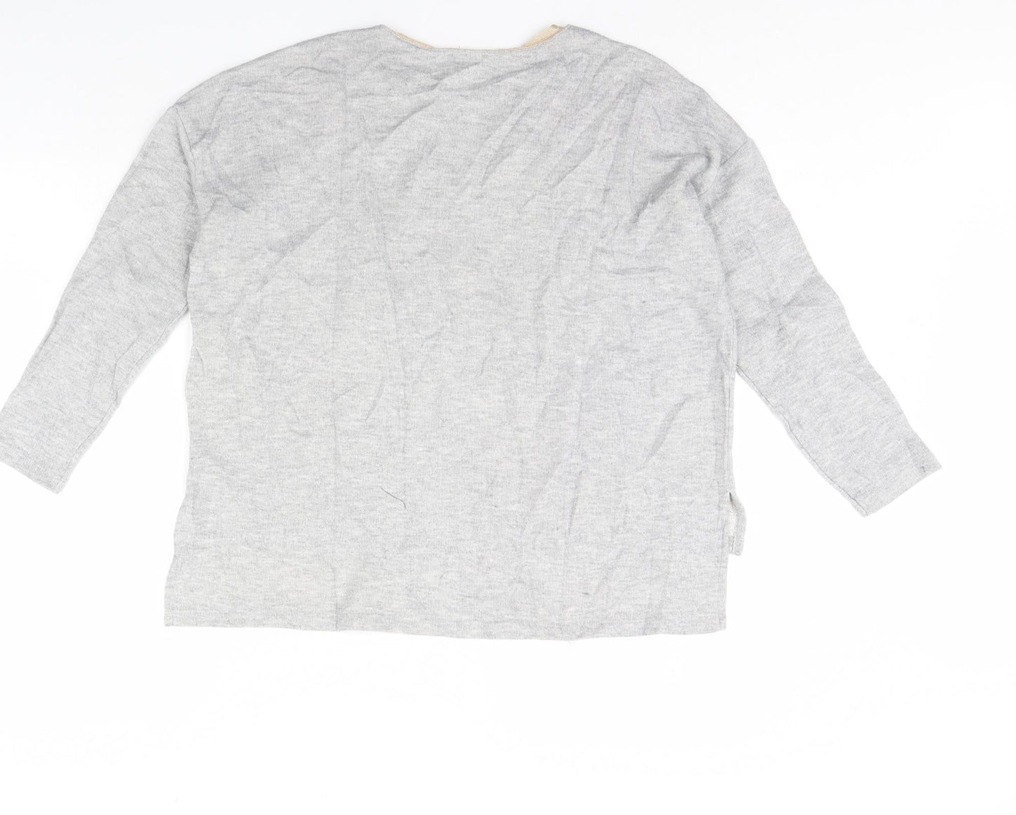 Womens UK Size M Zara Grey Pullover Jumper