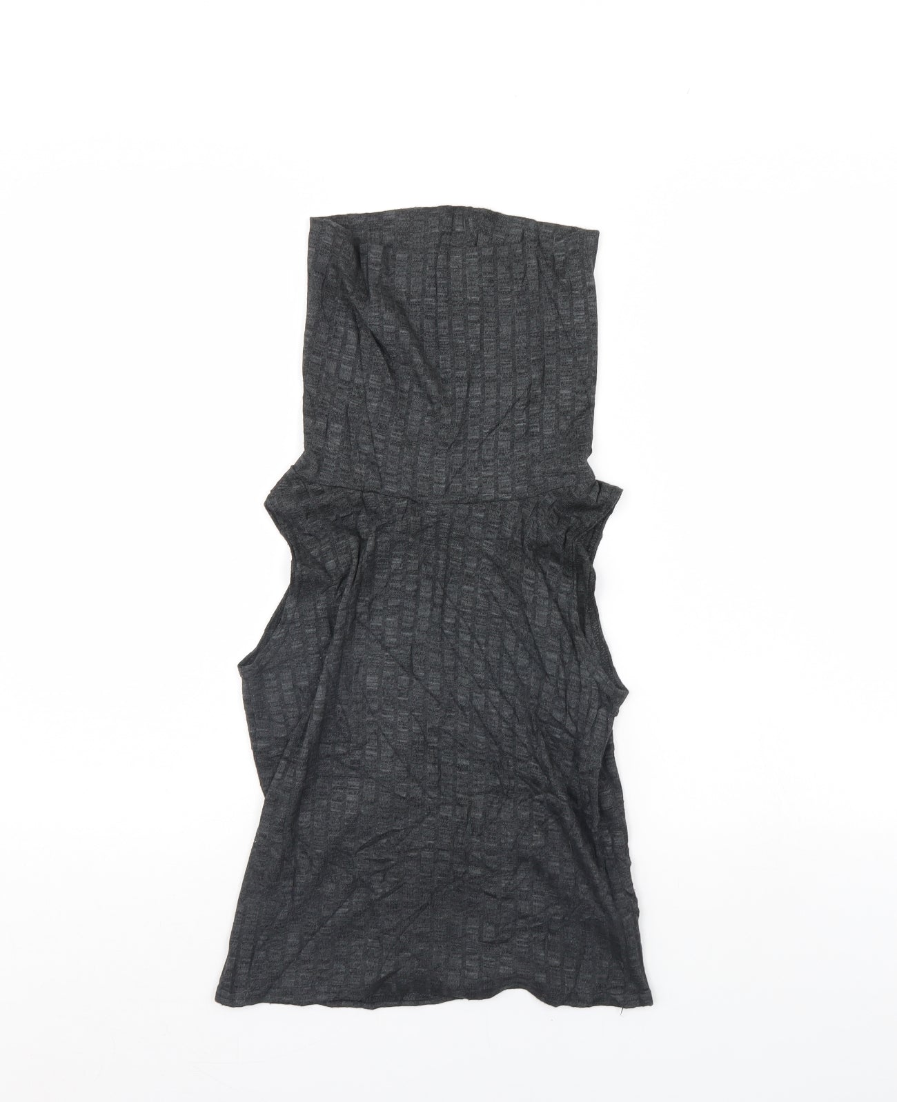 Womens UK Size S Style plus Grey Basic Tank