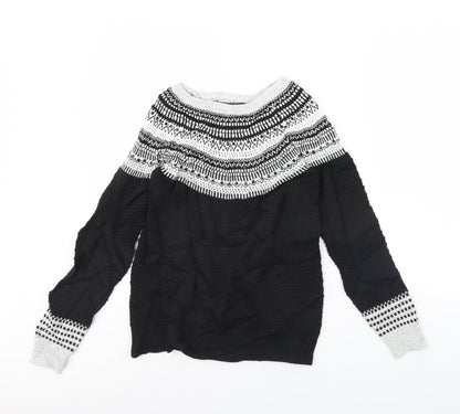 NEXT Womens Black   Pullover Jumper Size 6