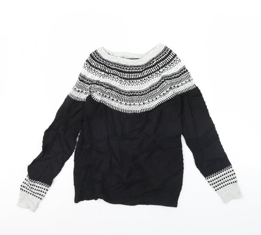 NEXT Womens Black   Pullover Jumper Size 6