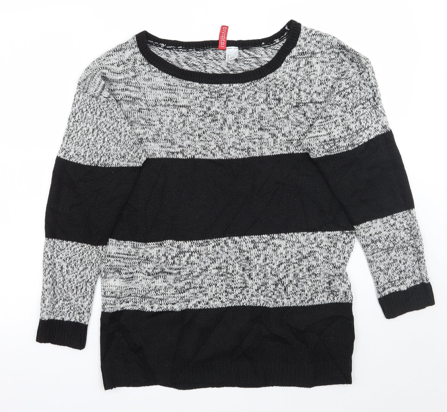Womens UK Size S H&M Black Pullover Jumper