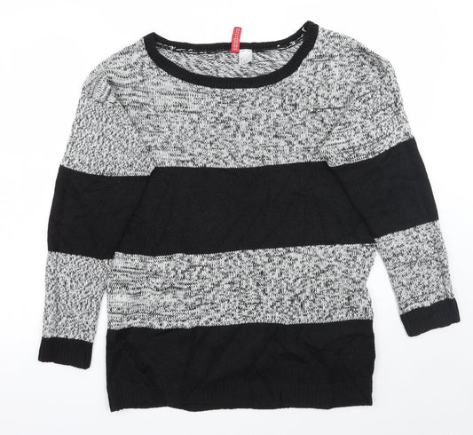 Womens UK Size S H&M Black Pullover Jumper