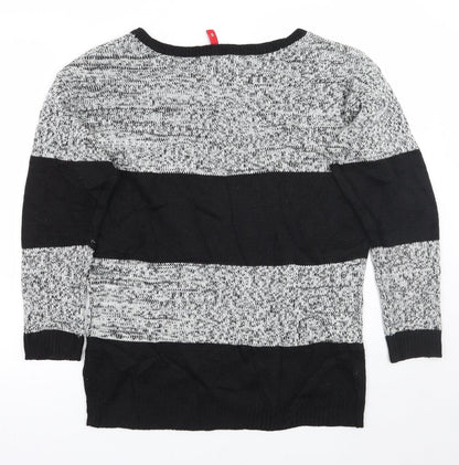 Womens UK Size S H&M Black Pullover Jumper