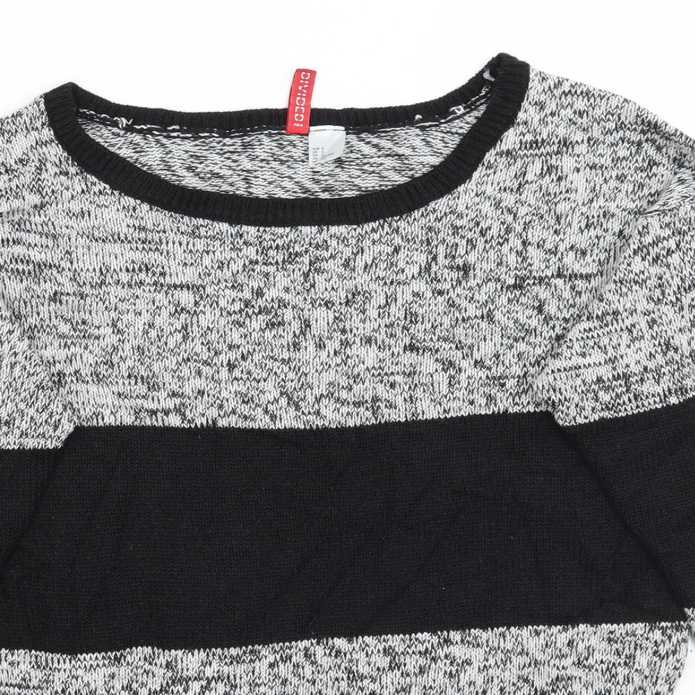 Womens UK Size S H&M Black Pullover Jumper