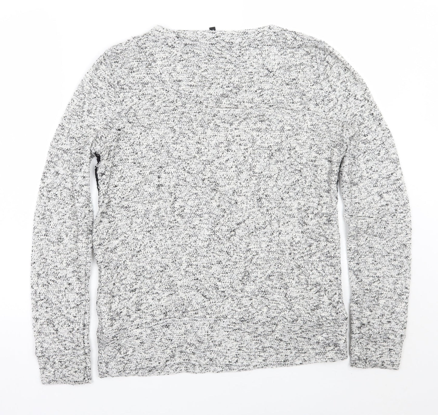 Womens UK Size 10 Newlook Grey Pullover Jumper