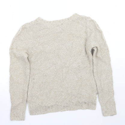 George Womens Beige   Pullover Jumper Size 8
