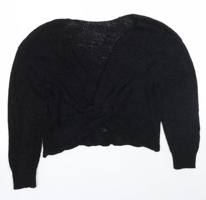Womens UK Size M H&M Black Pullover Jumper