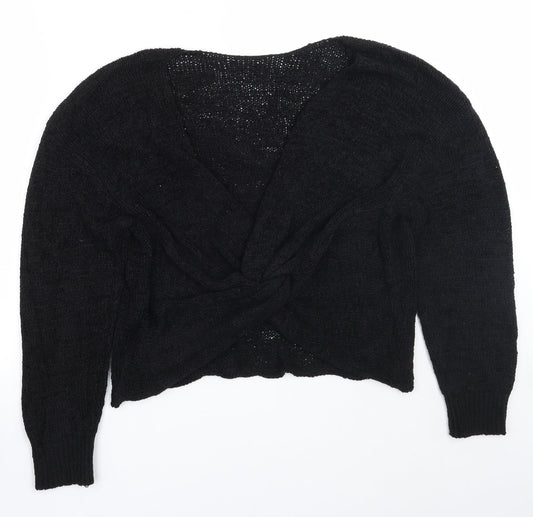 Womens UK Size M H&M Black Pullover Jumper