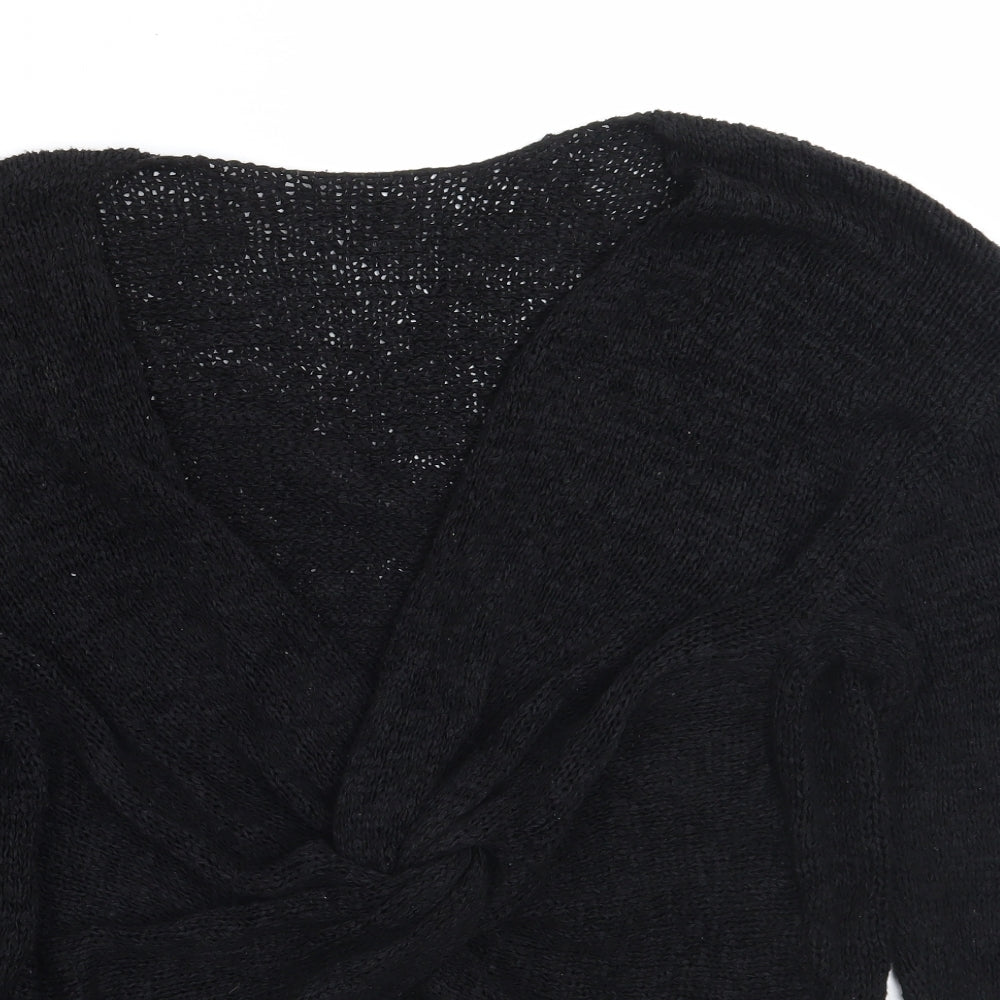 Womens UK Size M H&M Black Pullover Jumper