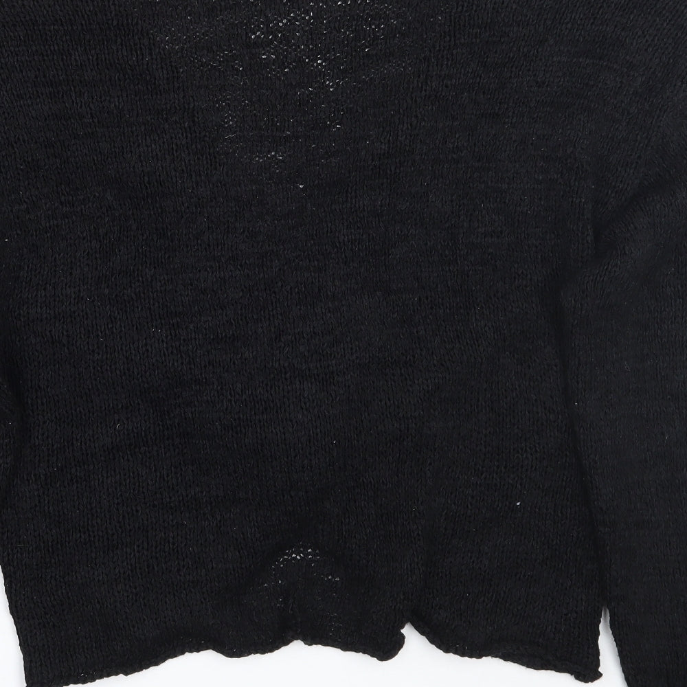 Womens UK Size M H&M Black Pullover Jumper