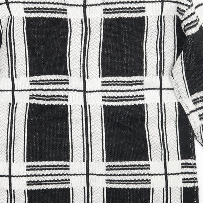 TU Womens Black Check  Pullover Jumper Size 14