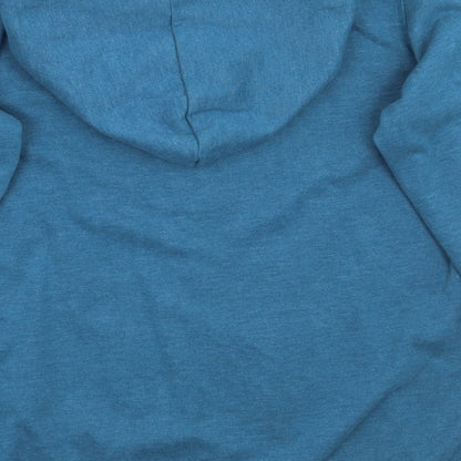 George Womens Blue Floral  Jacket Coat Size M