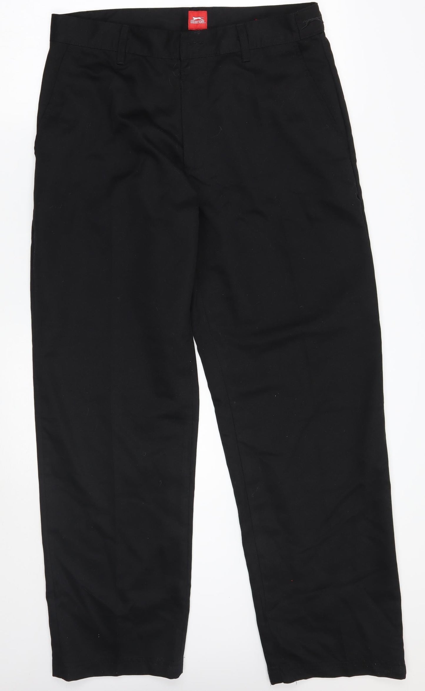 Womens UK Size 32 Slazenger Regular Fit  Black Trousers