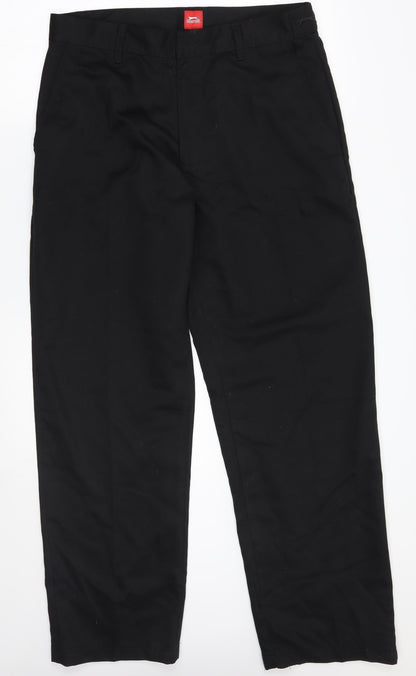 Womens UK Size 32 Slazenger Regular Fit  Black Trousers