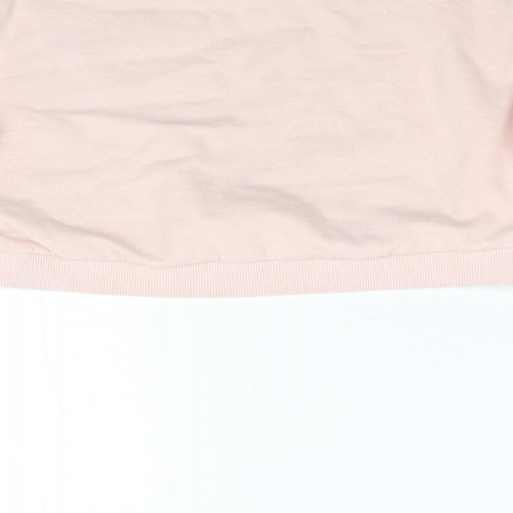 Select Womens Pink   Pullover Sweatshirt Size 12