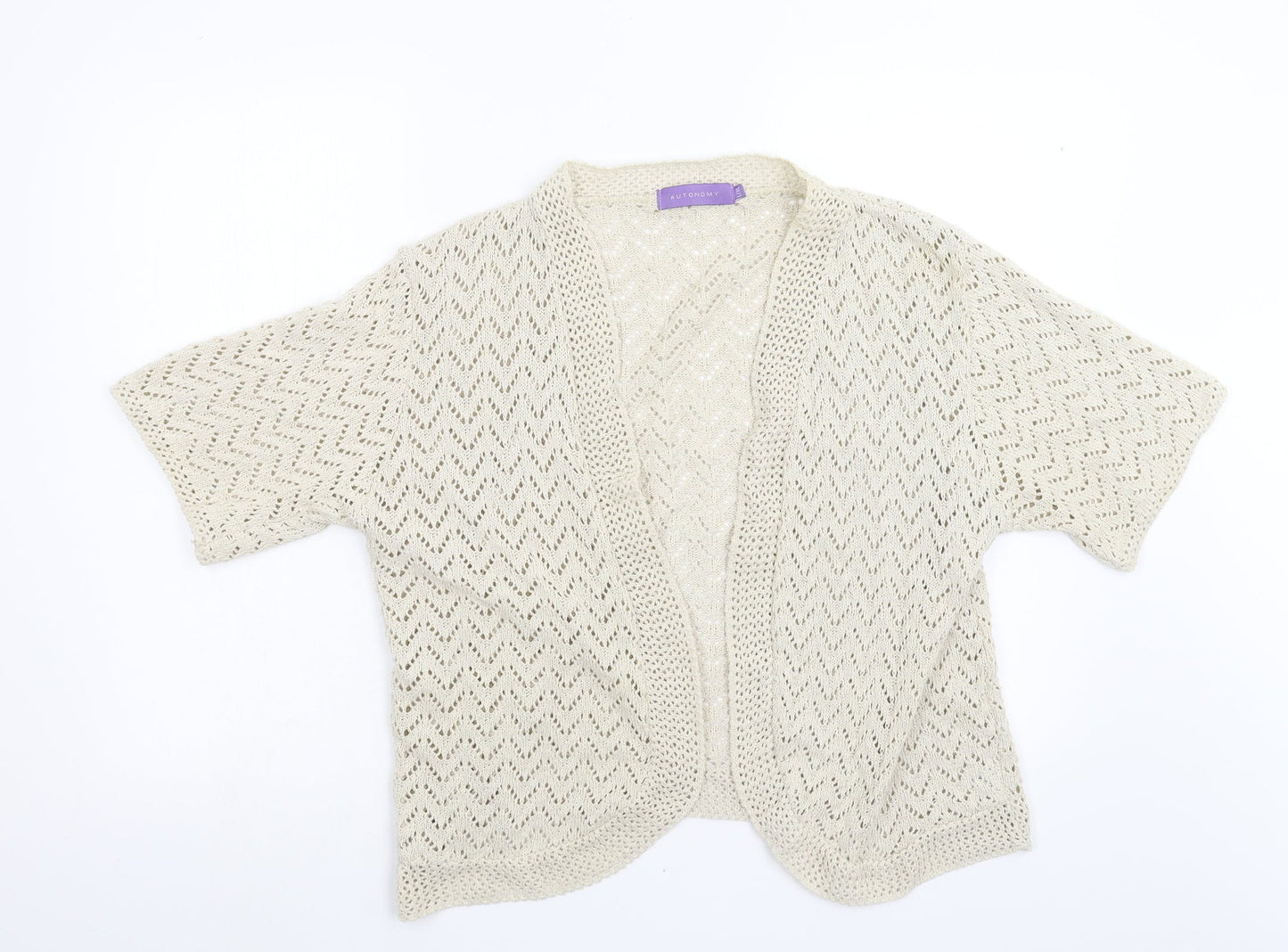 Autonomy Womens Beige   Shrug Jumper Size XL