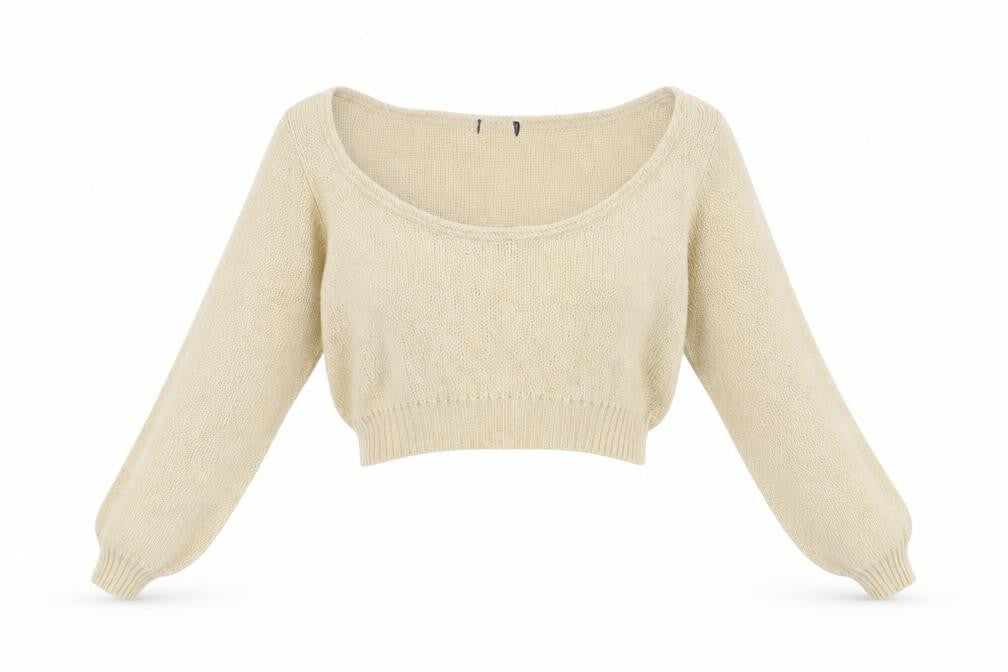 Womens UK Size M Preworn Beige Pullover Jumper
