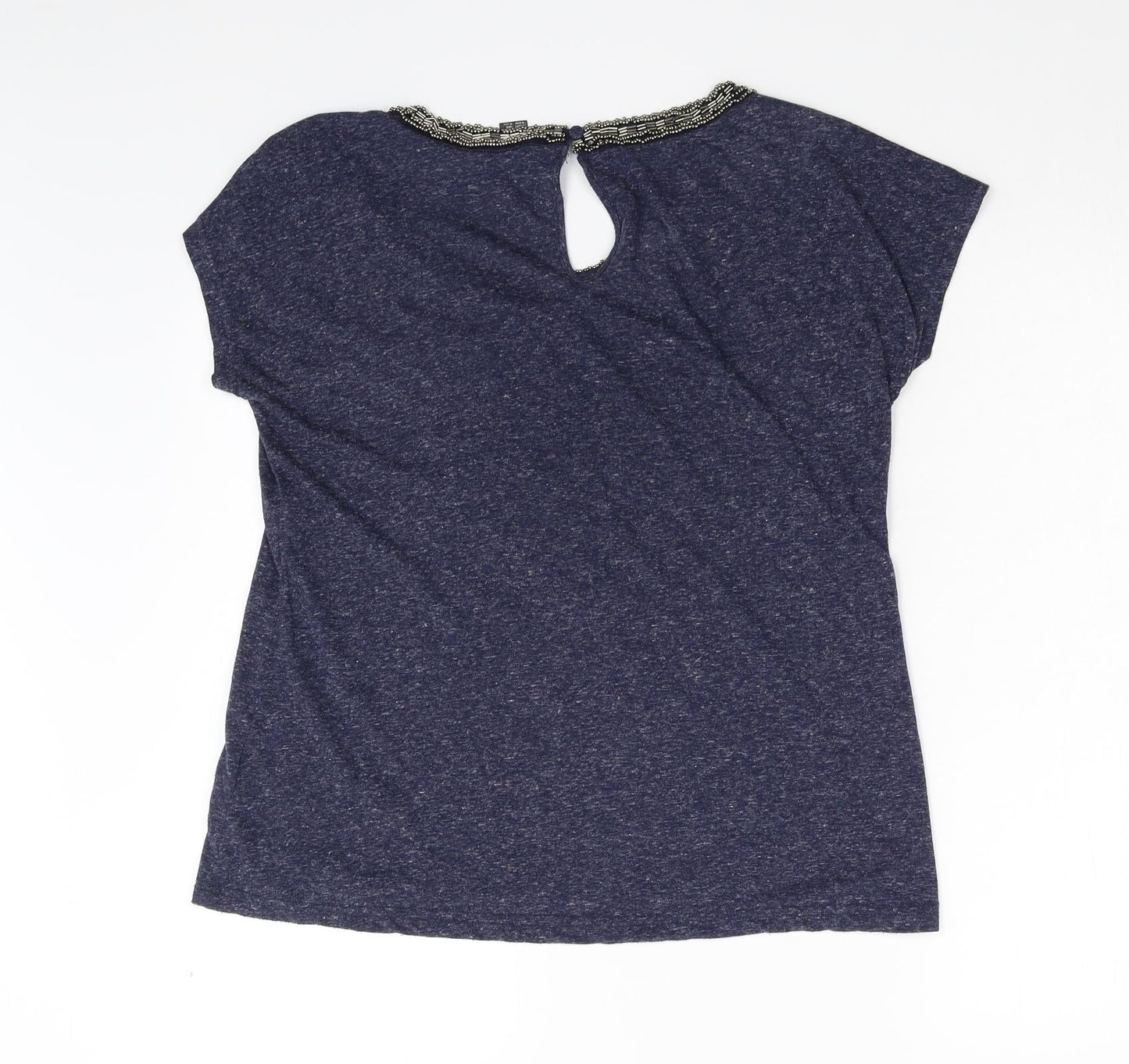 ESMARA Womens Blue   Basic T-Shirt Size 14