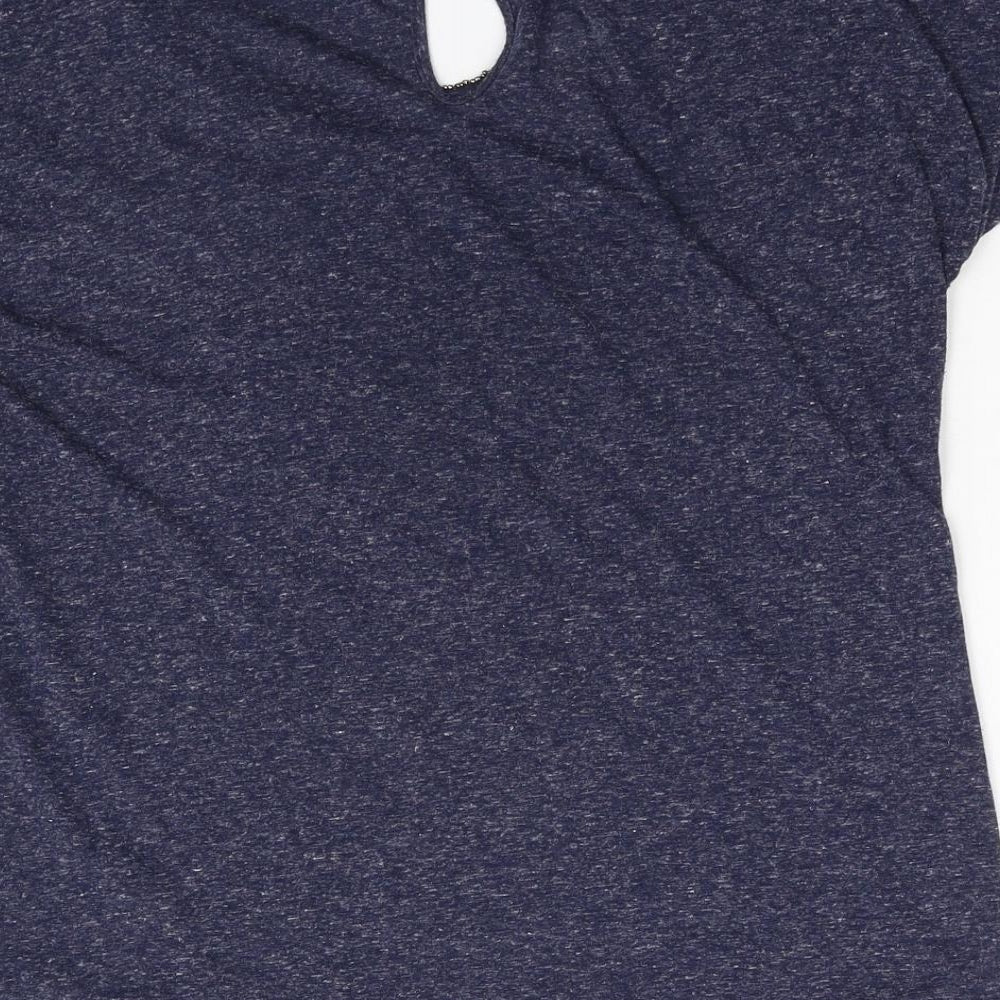 ESMARA Womens Blue   Basic T-Shirt Size 14