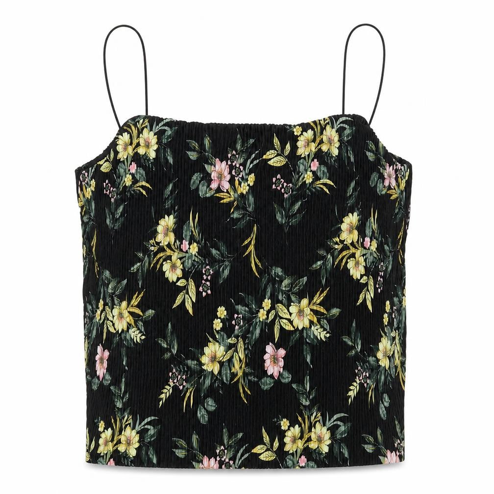 Womens UK Size 12 New Look Black Camisole Tank