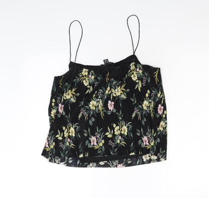 Womens UK Size 12 New Look Black Camisole Tank