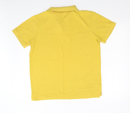 Easy Mens Yellow    Polo Size L
