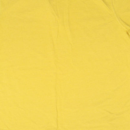 Easy Mens Yellow    Polo Size L