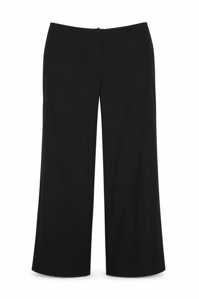 Womens UK Size 12 Preworn Regular Fit  Black Trousers