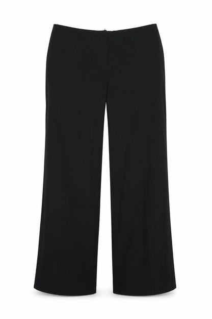 Womens UK Size 12 Preworn Regular Fit  Black Trousers