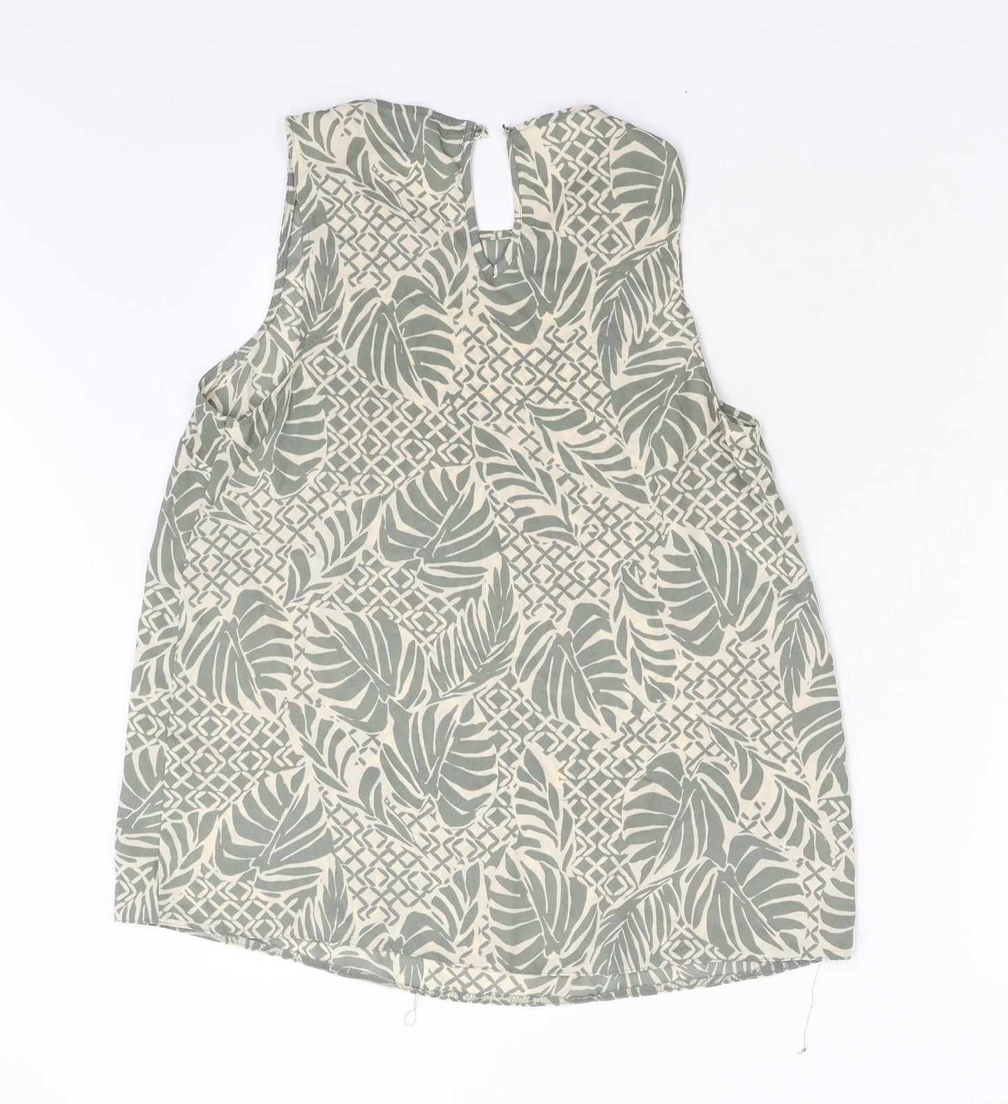 Primark Womens Green Floral  Basic Blouse Size 10