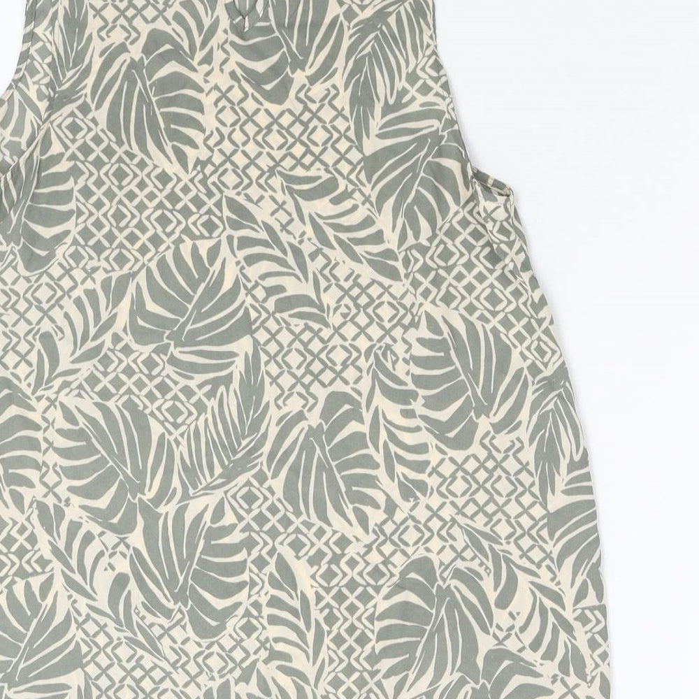 Primark Womens Green Floral  Basic Blouse Size 10