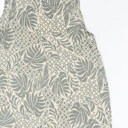 Primark Womens Green Floral  Basic Blouse Size 10