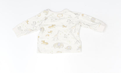 George Baby Multicoloured Animal Print  Basic T-Shirt Size 3-6 Months