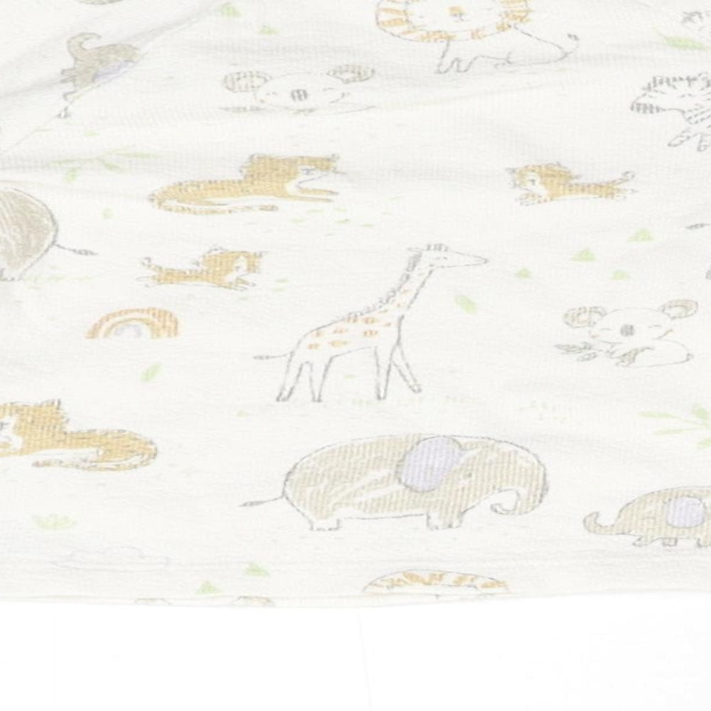 George Baby Multicoloured Animal Print  Basic T-Shirt Size 3-6 Months