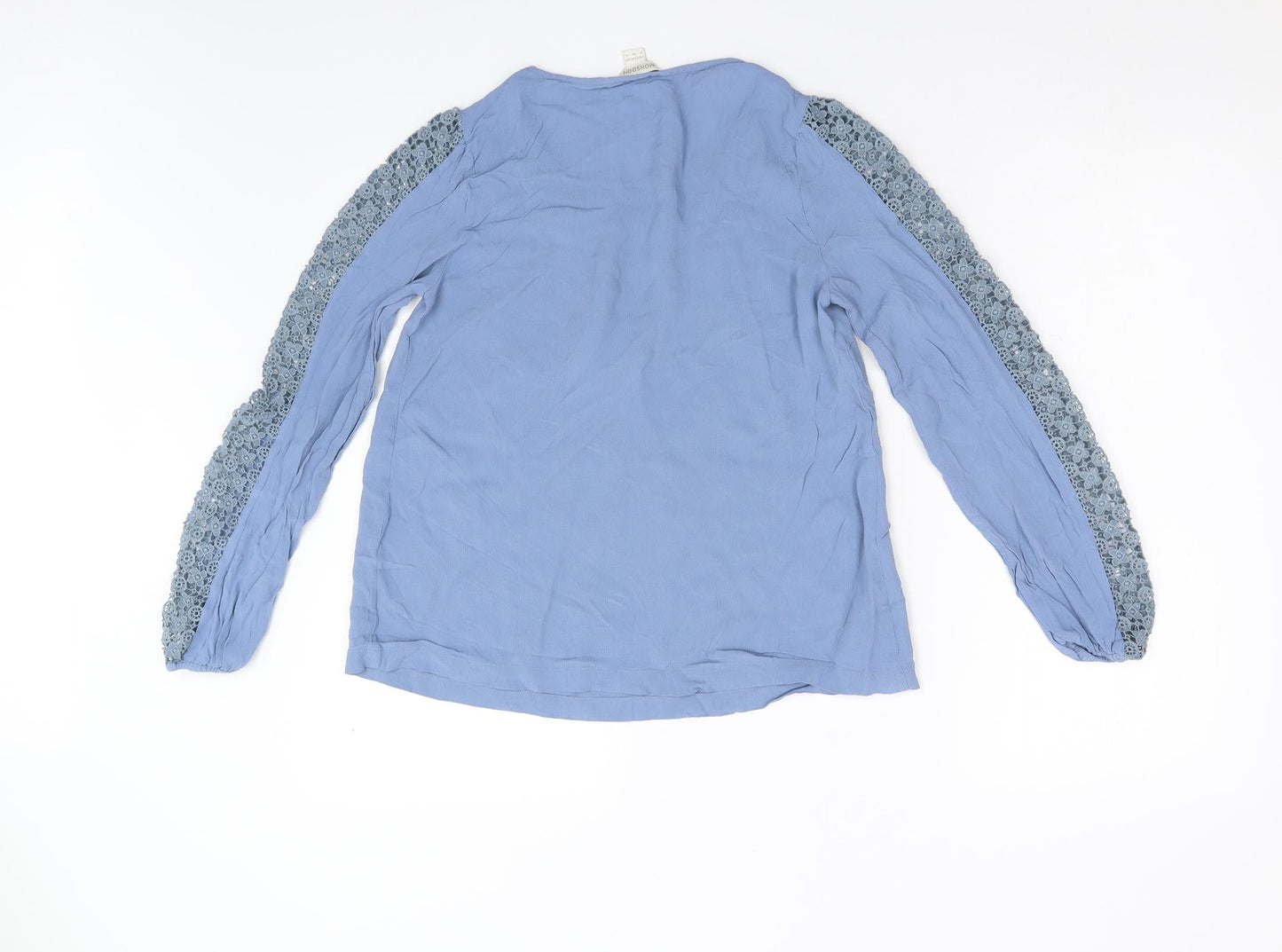 Womens UK Size 8 Monsoon Blue Basic Blouse
