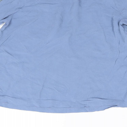 Womens UK Size 8 Monsoon Blue Basic Blouse